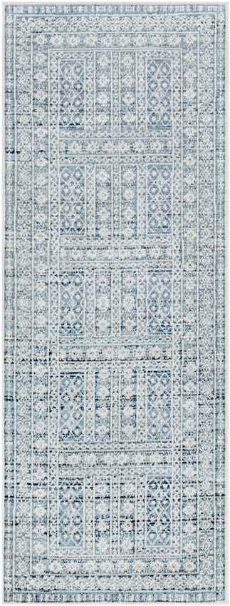 St Leon Global Washable Rug, Sky Blue