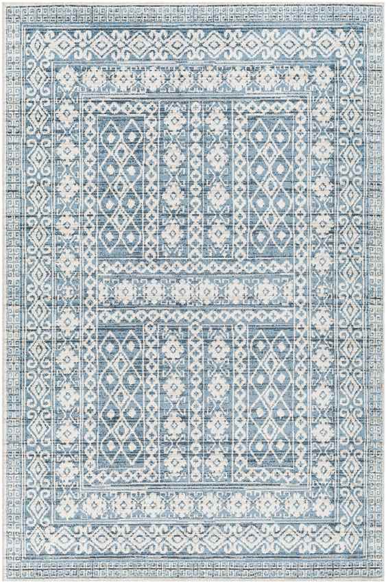 St Leon Global Washable Rug, Sky Blue