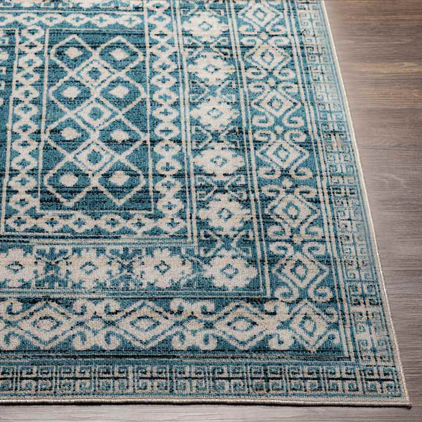 St Leon Global Washable Rug, Sky Blue