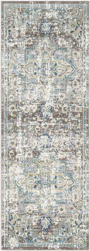 Santa Claus Traditional Washable Rug, Taupe