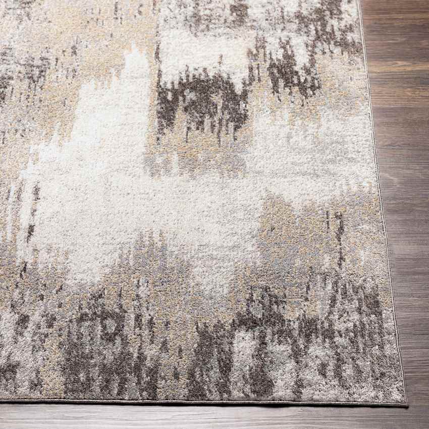 Olpe Traditional Washable Rug, Taupe