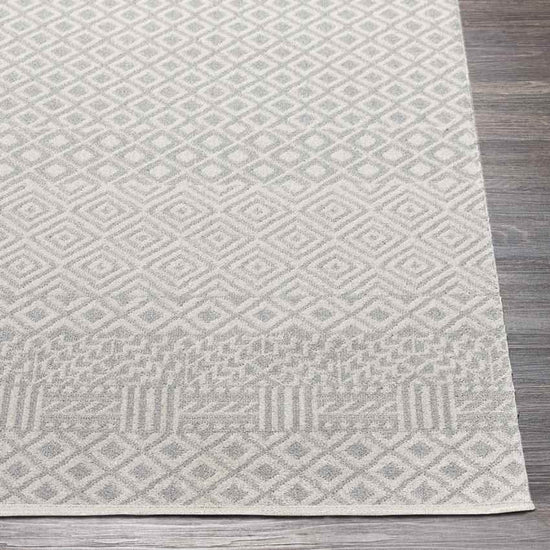 Waynetown Global Washable Rug, Gray