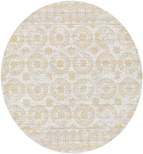 William Traditional Washable Rug, Beige