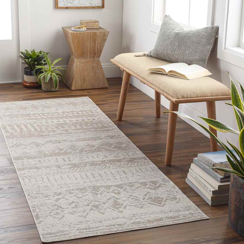 Matt Global Washable Rug, Ivory