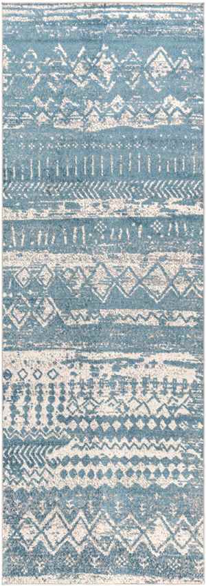 Matt Global Washable Rug, Sky Blue