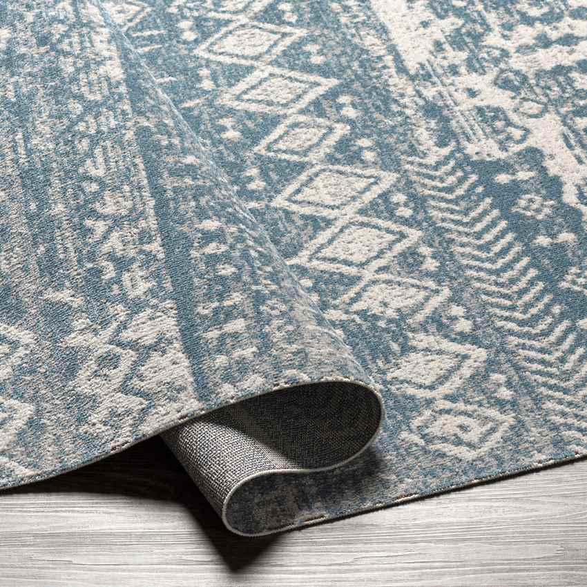 Matt Global Washable Rug, Sky Blue