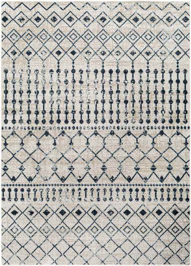 Mary Global Washable Rug, Ink Blue