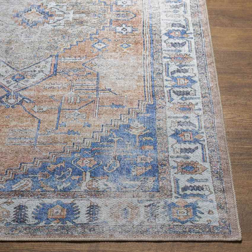 Westwood Traditional Washable Rug, Blue