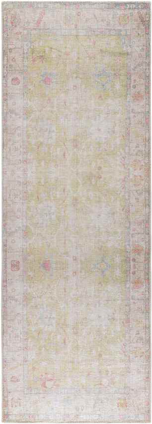 Goodell Traditional Washable Rug, Sage