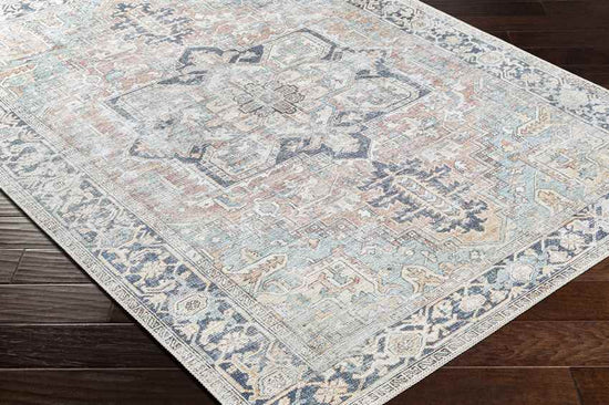 Kridia Traditional Washable Area Rug, Sage