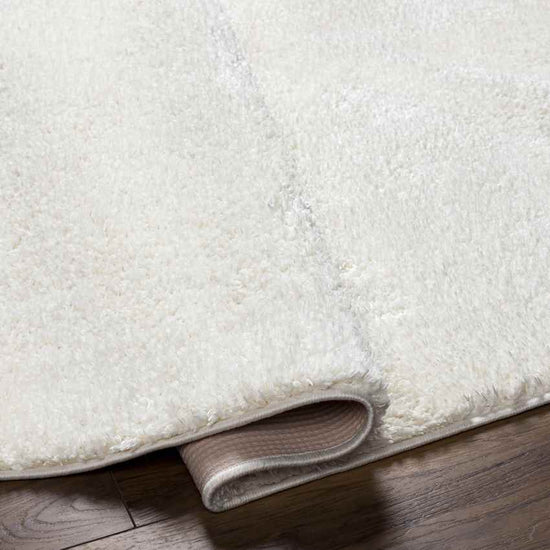 Richlawn Modern Washable Rug, Light Beige