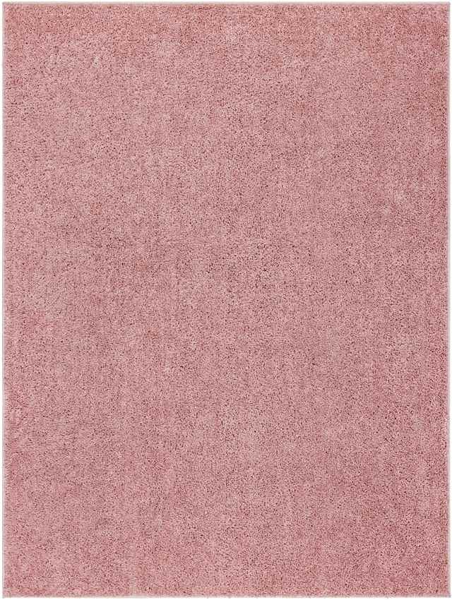 Richlawn Modern Washable Rug, Coral Pink