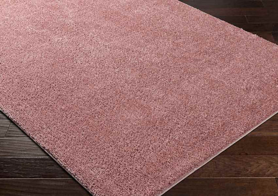 Richlawn Modern Washable Rug, Coral Pink