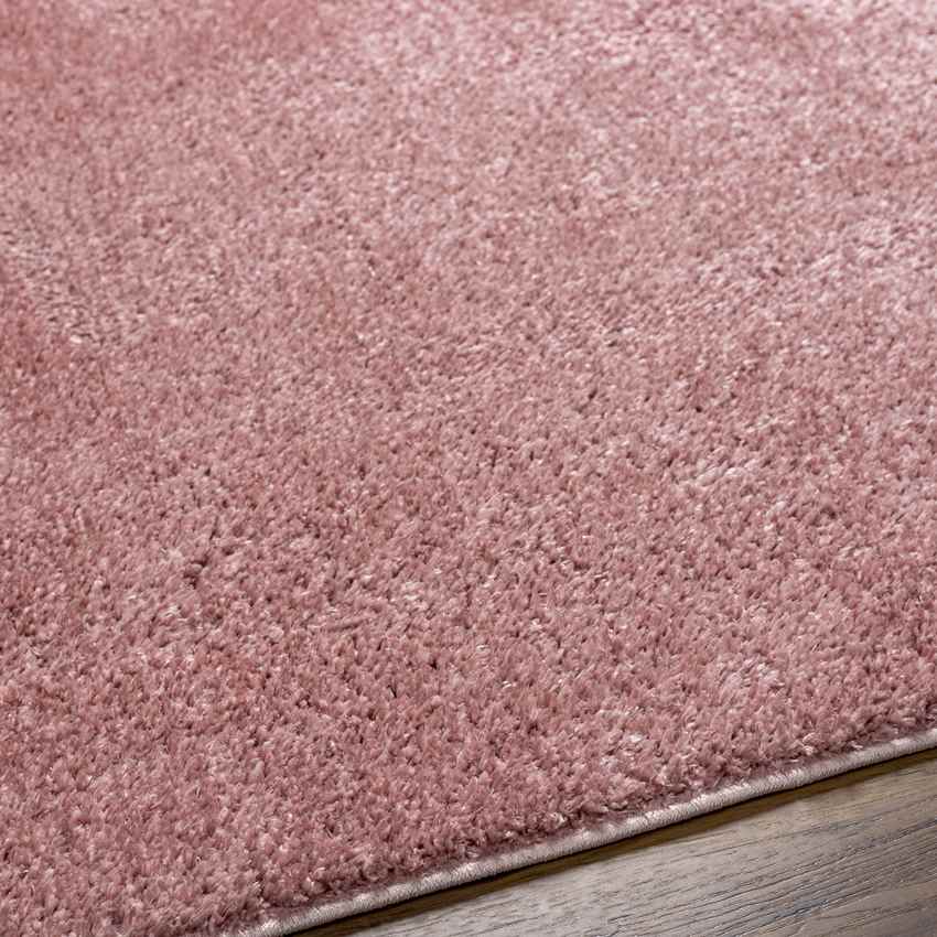 Richlawn Modern Washable Rug, Coral Pink