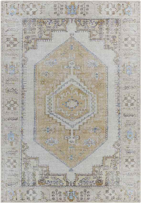 West Grove Traditional Washable Rug, Gray