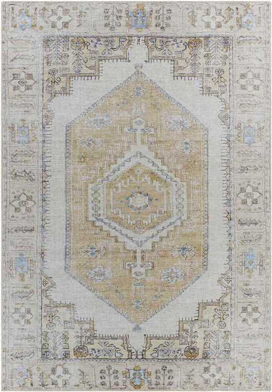 West Grove Traditional Washable Rug, Gray