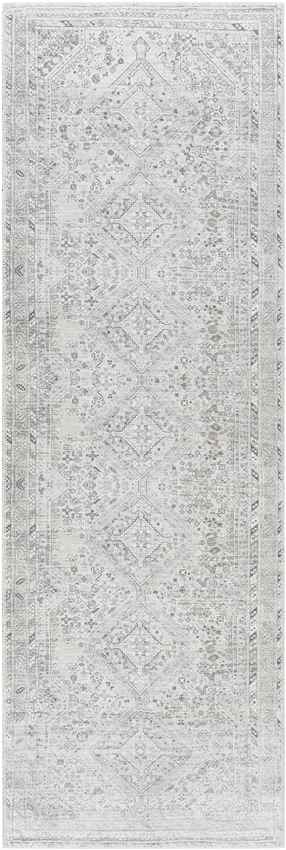 Tonganoxie Traditional Washable Rug, Cream