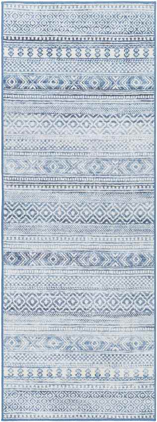 Kennia Global Washable Rug, Cyan