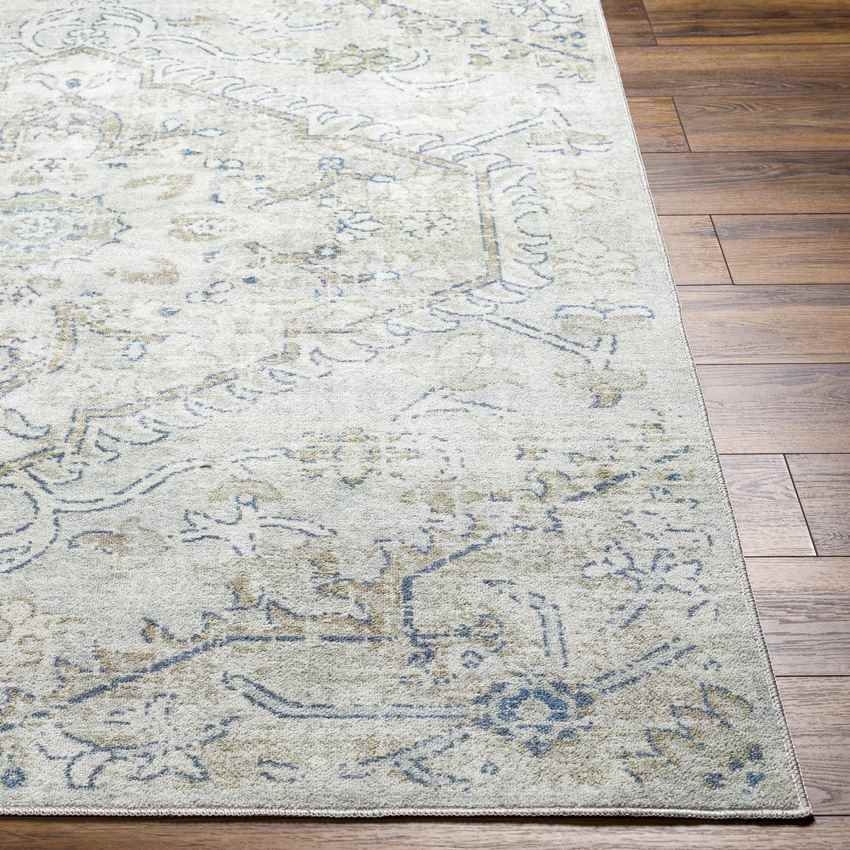 Milka Traditional Washable Rug, Cream/Beige