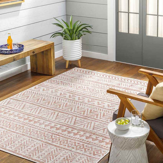 Goff Global Rug, Coral Pink