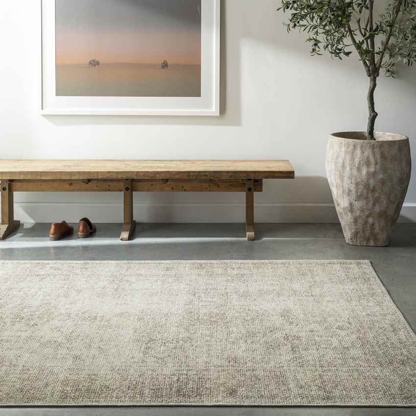 Kole Traditional Rug, Sage/Cream