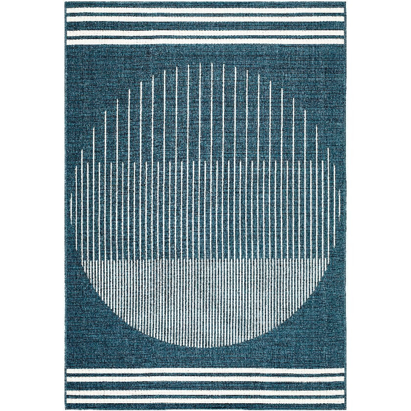 Heathr Modern Rug, Marine Blue