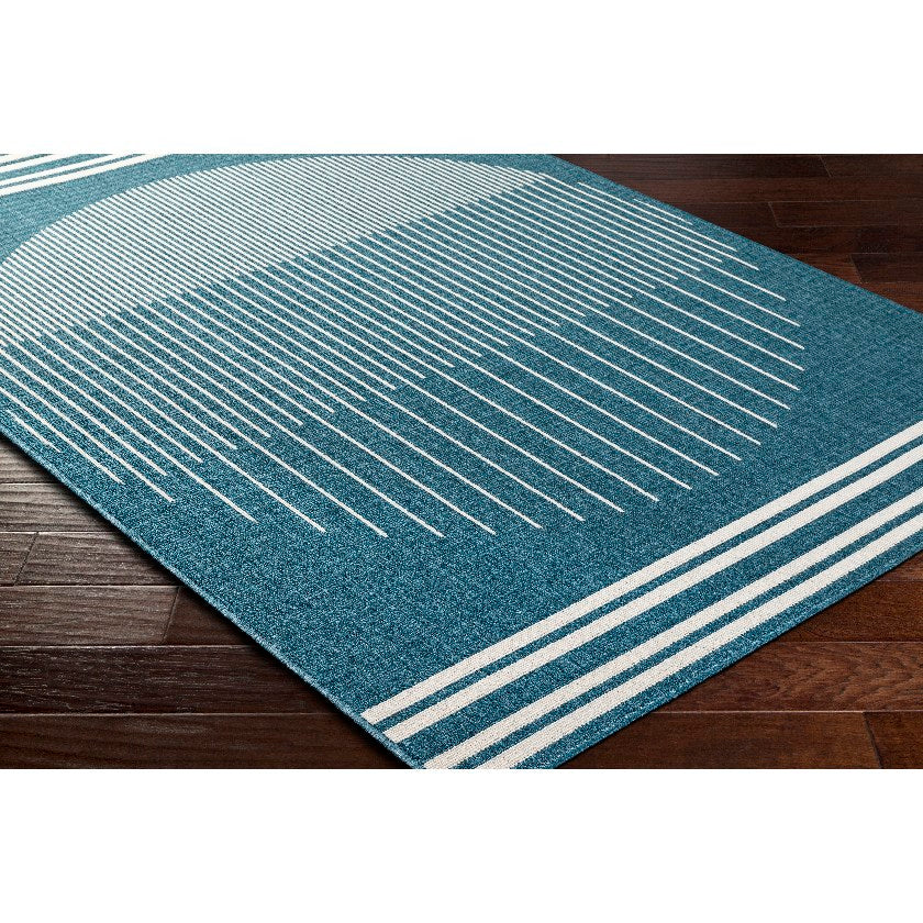 Heathr Modern Rug, Marine Blue