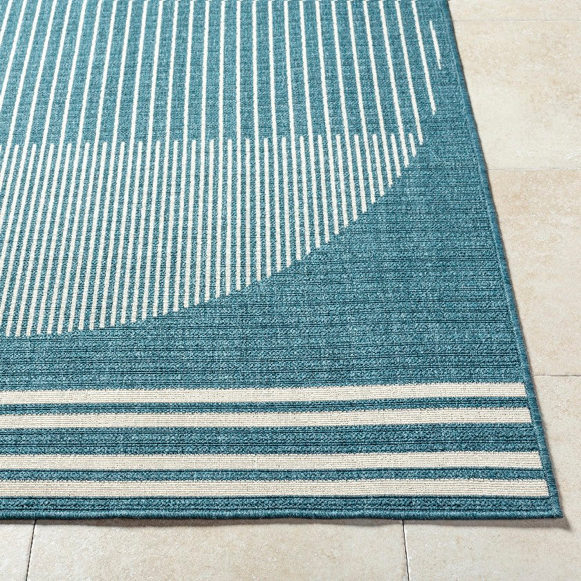 Heathr Modern Rug, Marine Blue