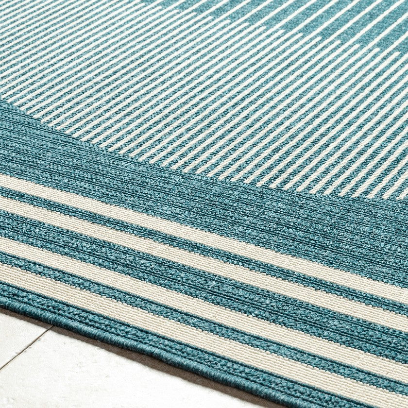 Heathr Modern Rug, Marine Blue