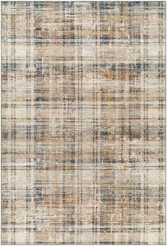 Romeka Modern Rug, Charcoal/Dark Brown