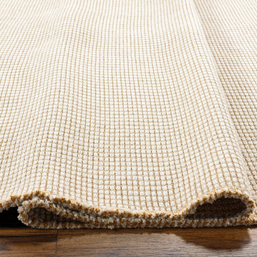 Hendy Solid & Border Rug, Mocha