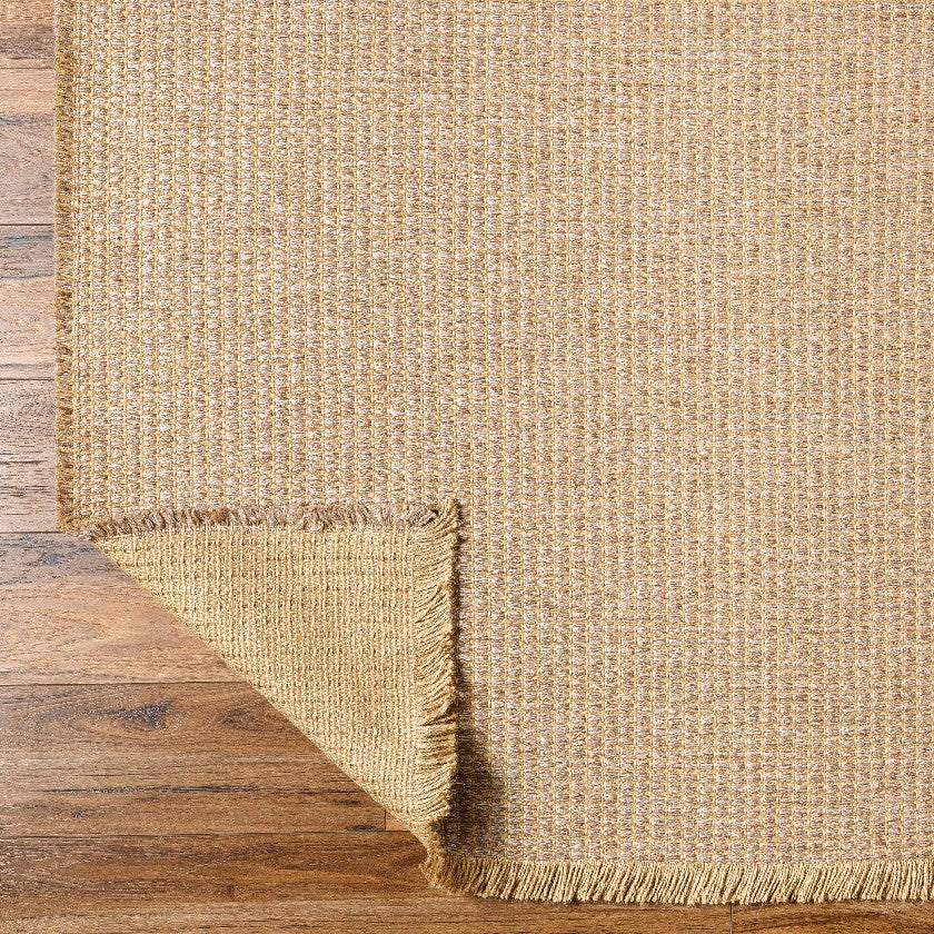 Hendy Solid & Border Rug, Brown