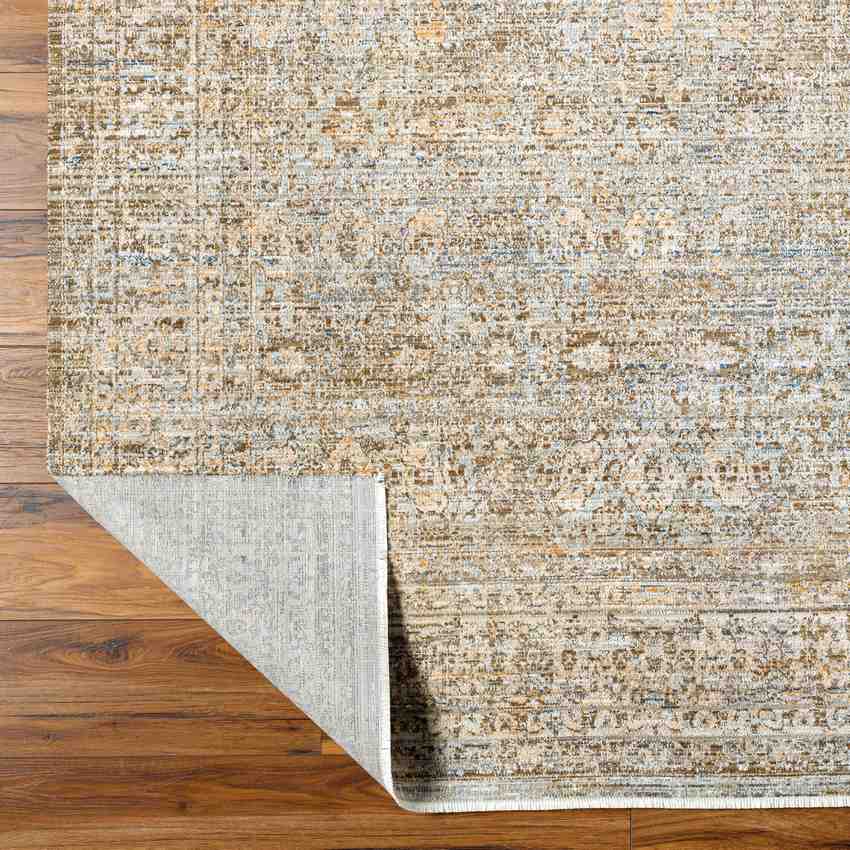 Moshe Traditional Washable Rug, Brown/Ivory