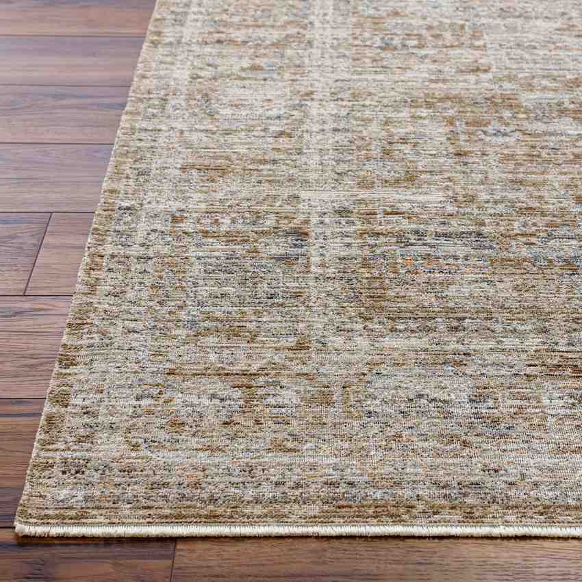 Robynn Traditional Washable Rug, Dark Brown