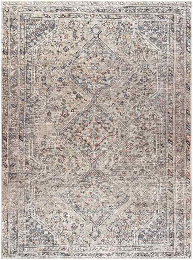 Tyanne Traditional Rug, Dark Brown