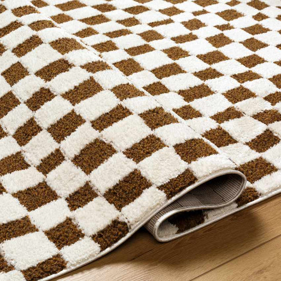 Ilea Modern Rug, Ivory/Brown