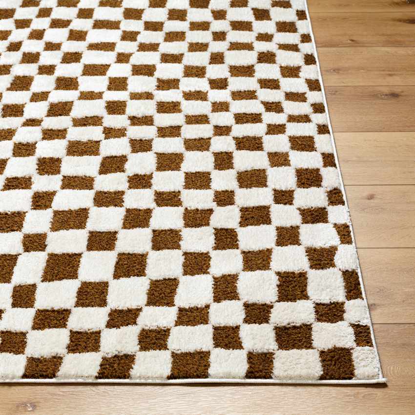 Ilea Modern Rug, Ivory/Brown