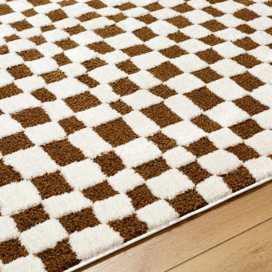 Ilea Modern Rug, Ivory/Brown