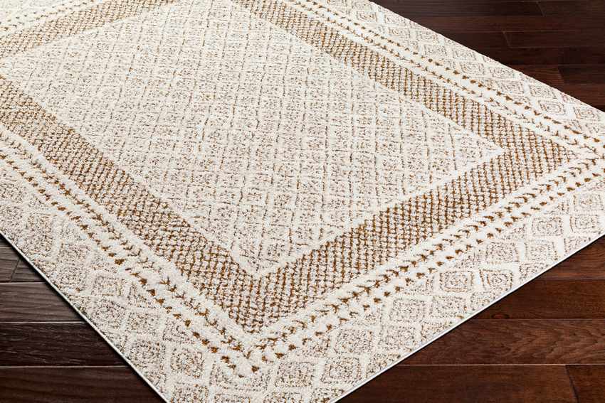 Vada Modern Rug, Ivory/Brown