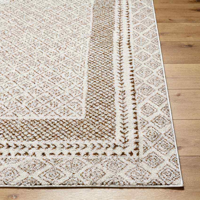 Vada Modern Rug, Ivory/Brown