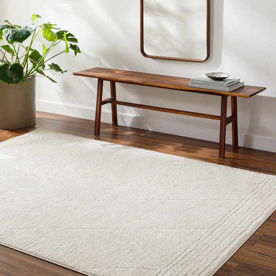 Josue Modern Rug, Ivory/Off-White