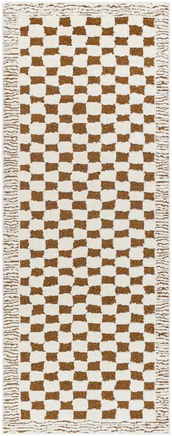 Zechariah Modern Rug, Ivory/Brown