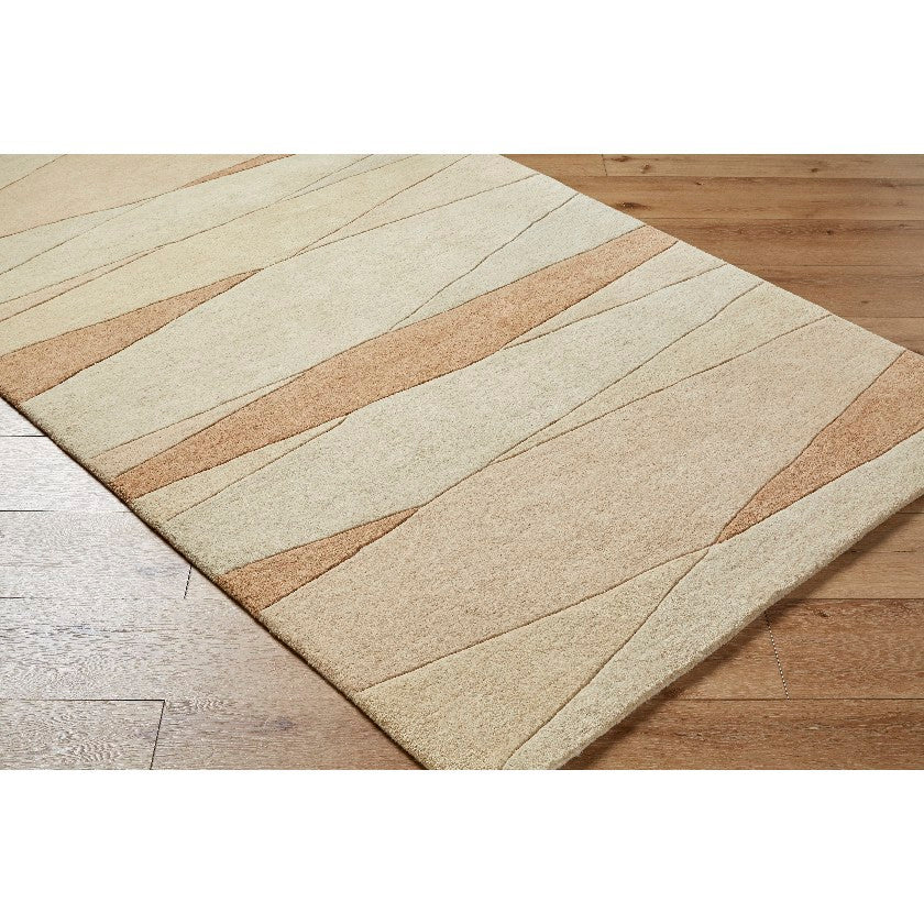 Mulhouse Modern Rug, Dark Brown/Light Beige