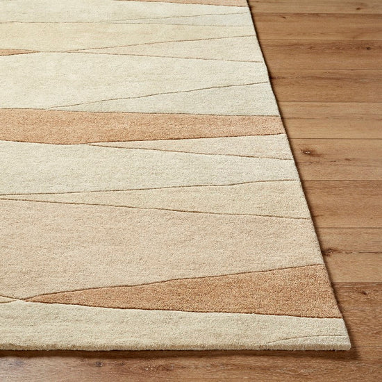 Mulhouse Modern Rug, Dark Brown/Light Beige