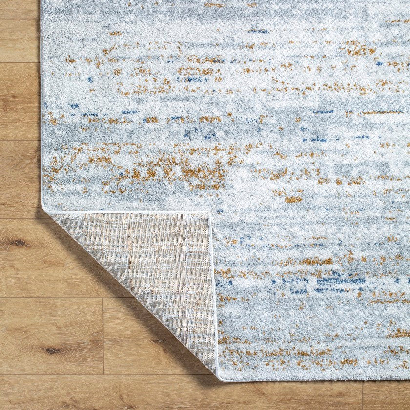 Sulma Solid & Border Rug, Light Gray