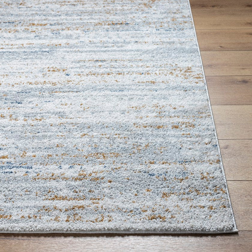 Sulma Solid & Border Rug, Light Gray