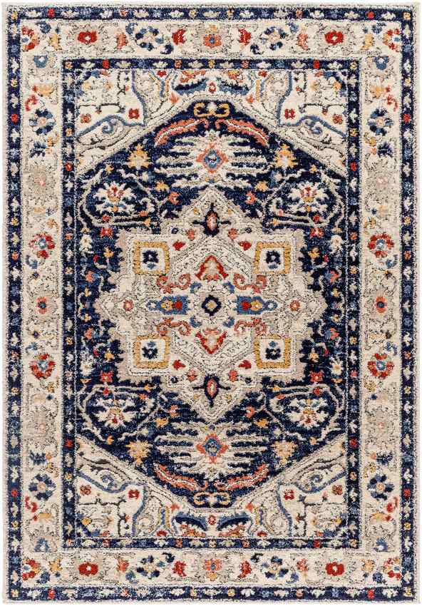 Shemica Traditional Rug, Cobalt