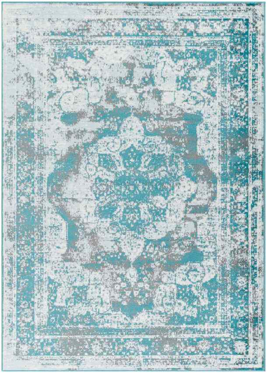 Hubert Traditional Area Rug, Teal