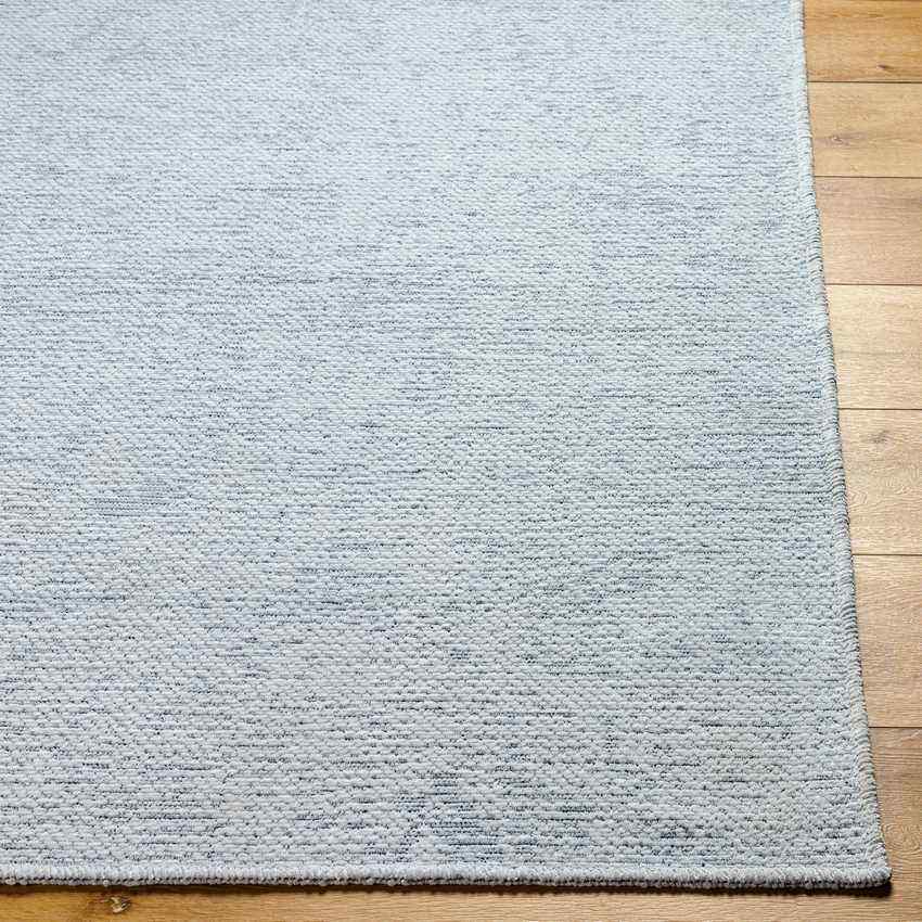 Tobey Solid & Border Washable Rug, Light Sage