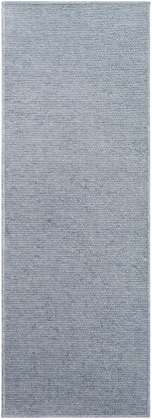 Tobey Solid & Border Washable Rug, Light Gray